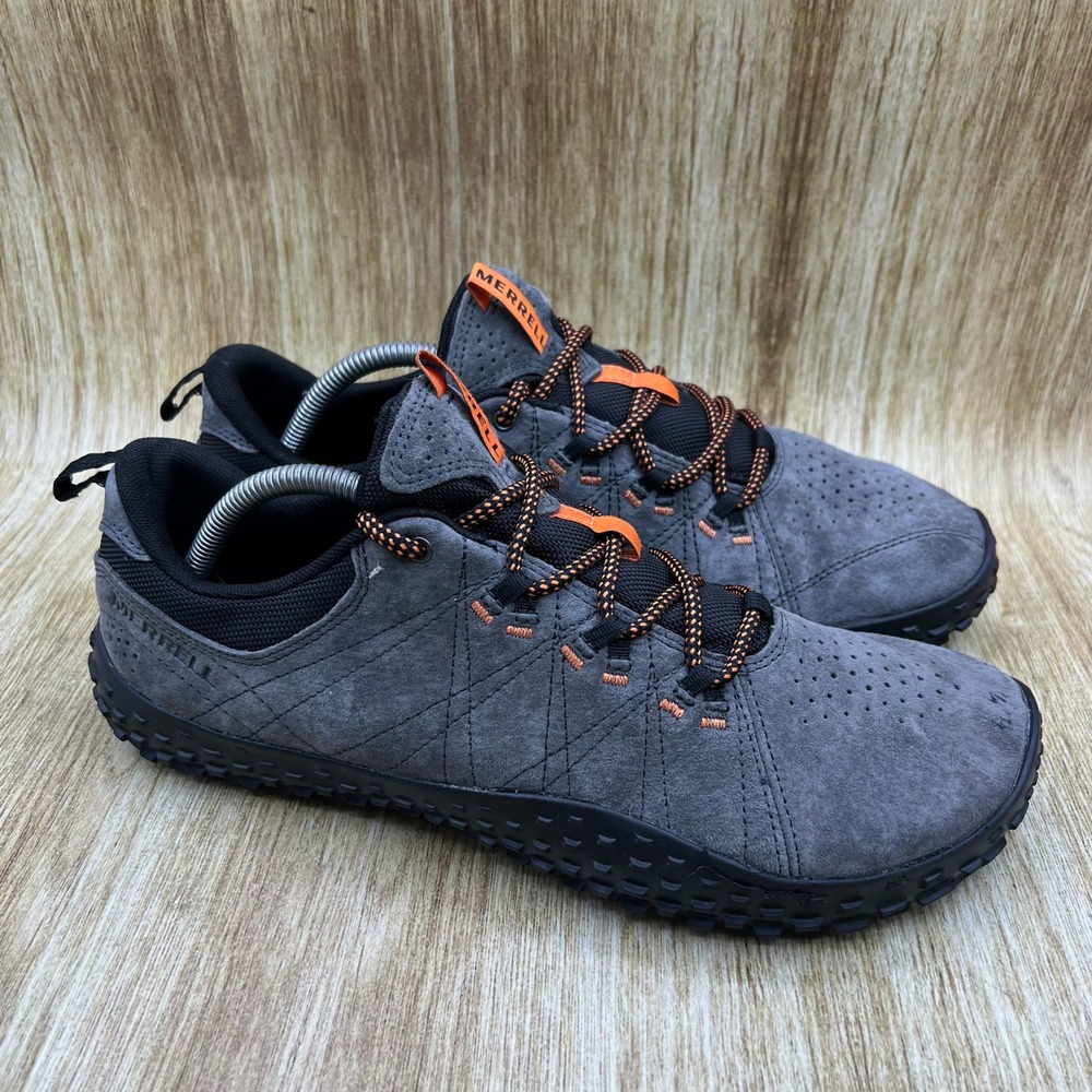 Merrell Wrapt Barefoot Men's Size 10.5 Grey Suede Minimalist Shoes J036009